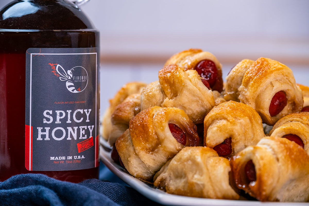 Glazed Pigs in a Blanket – Firebee Honey