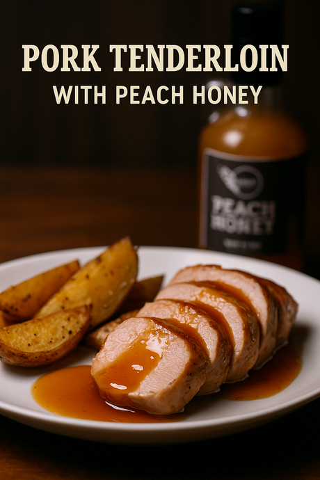 Sweet Meets Savory: Peach Honey Glazed Pork Chops 🍯🍑