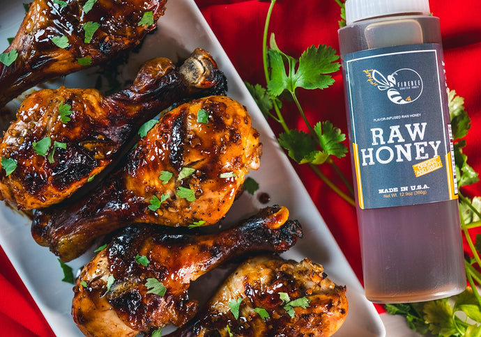 Baked Sticky Chicken Legs