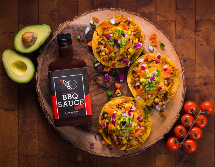 BBQ Chicken Tostadas