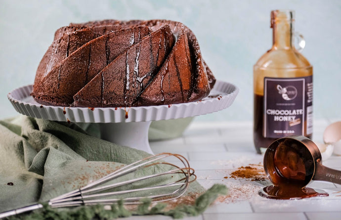 Cheesecake Stuffed Chocolate Bundt Cake