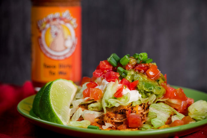 Chicken Tostadas