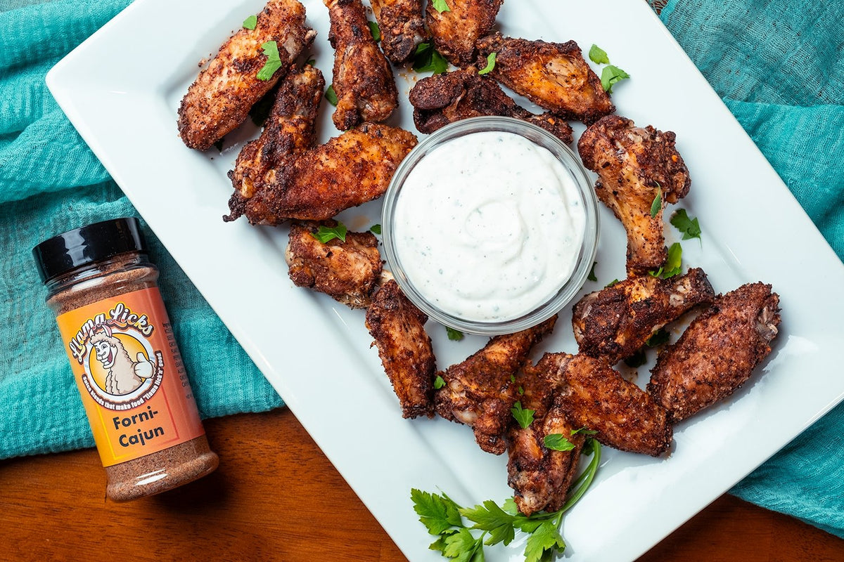 Crispy Cajun Air Fried Chicken Wings Firebee Honey