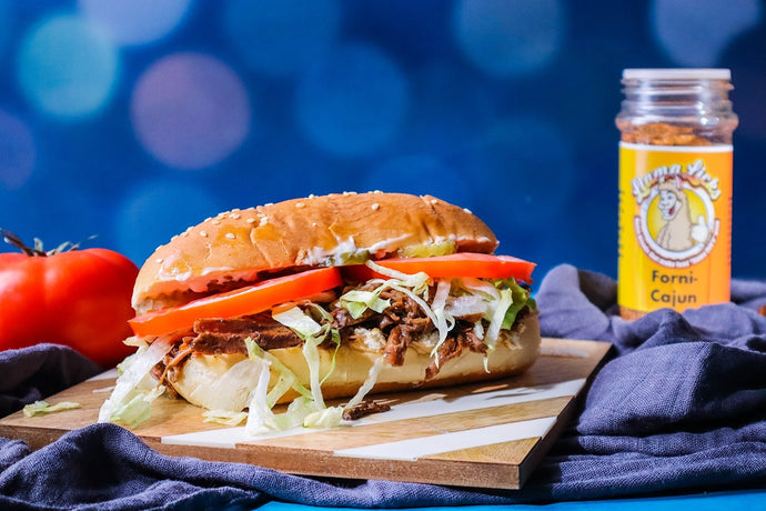 Llama Licks Roast Beef Po Boy