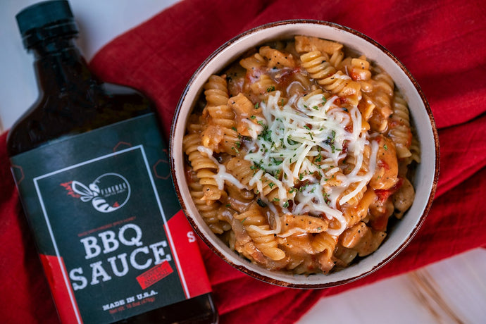 One Pot BBQ Chicken Pasta