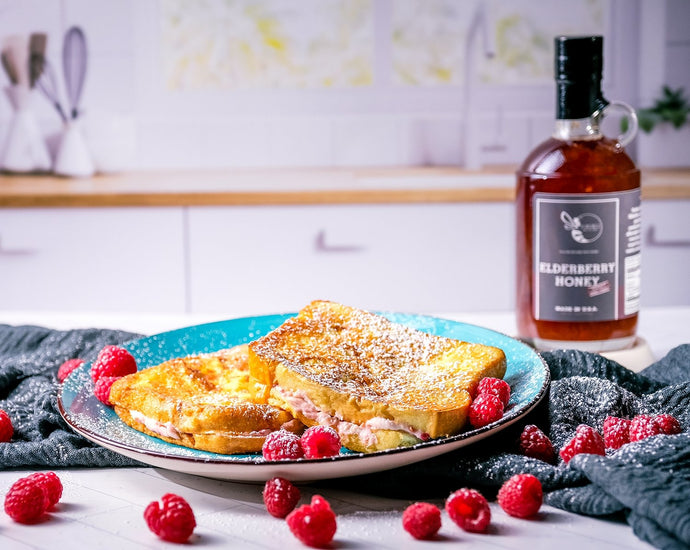 Raspberry Stuffed French Toast