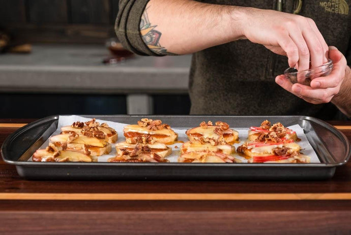 Spicy Honey Crostini