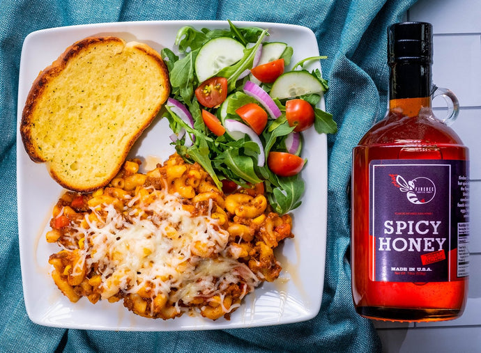 Spicy Honey Ground Beef Macaroni