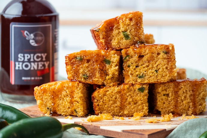 Spicy Honey Jalapeño Cornbread