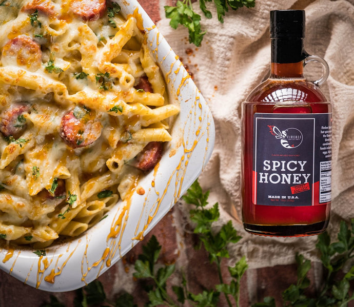 Spicy Sausage Alfredo Bake