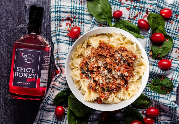 Spicy Sausage Tomato Pasta