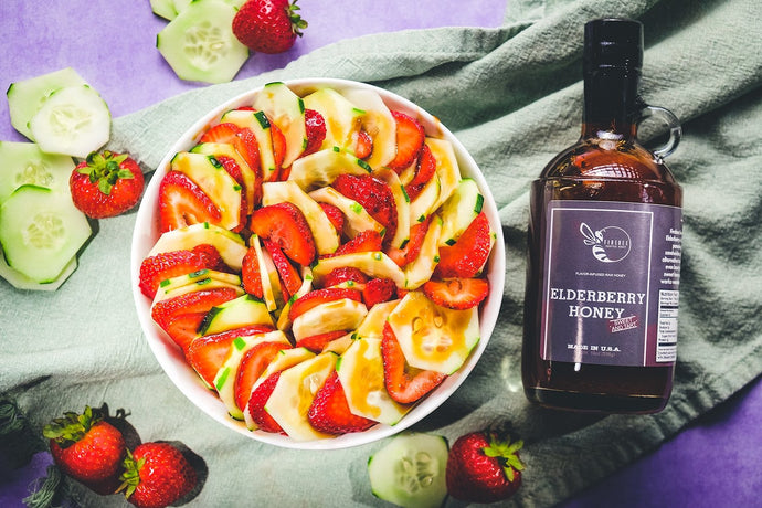 Strawberry & Cucumber Salad