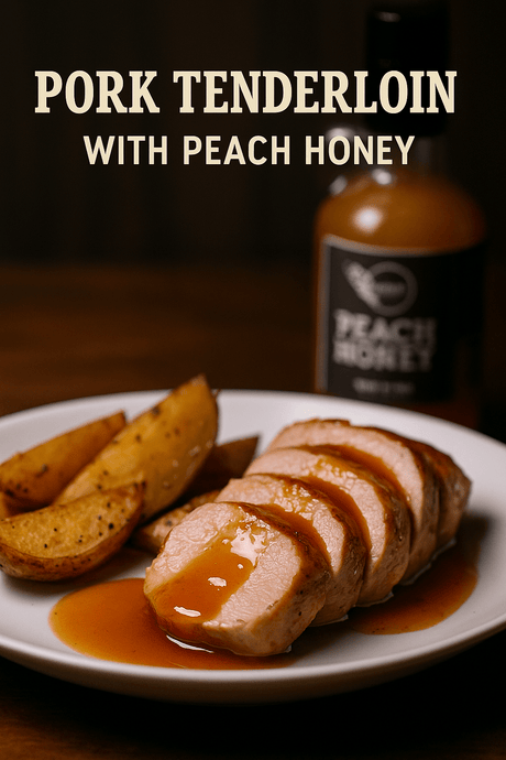 Sweet Meets Savory: Peach Honey Glazed Pork Chops 🍯🍑