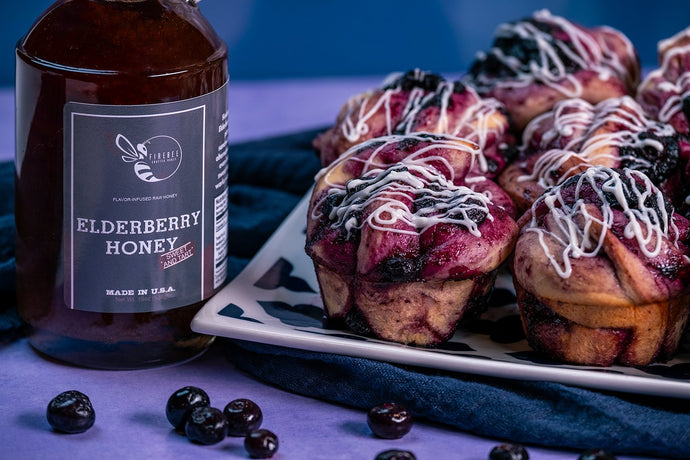 Twisted Blueberry Rolls