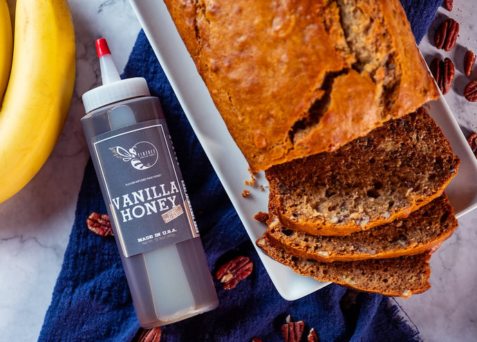 Vanilla Pecan Banana Bread