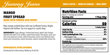 Load image into Gallery viewer, Jammy Jams Mango Fruit Spread with Firebee Raw Honey — Ingredients &amp; Nutrition