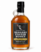 Load image into Gallery viewer, Firebee Bananas Foster Honey — 19oz glass bottle