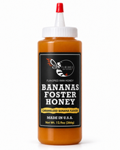Load image into Gallery viewer, Firebee Bananas Foster Honey — 12.9oz squeeze bottle