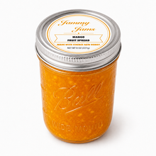 Load image into Gallery viewer, Jammy Jams Mango Fruit Spread with Firebee Raw Honey