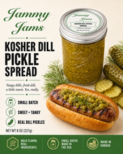 Load image into Gallery viewer, Jammy Jams Kosher Dill Pickle Spread