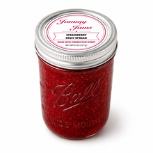 Load image into Gallery viewer, Jammy Jams Strawberry Fruit Spread with Firebee Raw Honey