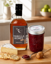 Load image into Gallery viewer, Firebee Vanilla Honey &amp; Raspberry Jalapeño Jam Pair