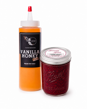 Load image into Gallery viewer, Firebee Vanilla Honey &amp; Raspberry Jalapeño Jam Pair