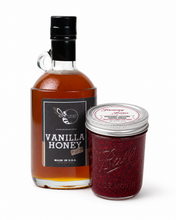 Load image into Gallery viewer, Firebee Vanilla Honey &amp; Raspberry Jalapeño Jam Pair