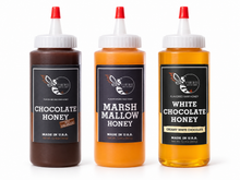 Load image into Gallery viewer, Firebee Cocoa Crew Honey Set — 3 x 12.9oz Squeeze