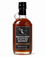 Load image into Gallery viewer, Firebee Hazelnut Coffee Honey — 19oz glass bottle