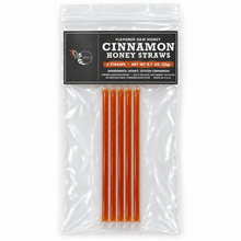 Load image into Gallery viewer, Firebee Cinnamon Honey Straws — 5 pack