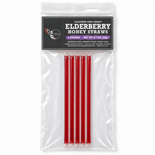 Load image into Gallery viewer, Firebee Elderberry Honey Straws — 5 pack