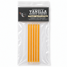 Load image into Gallery viewer, Firebee Vanilla Honey Straws — 5 pack