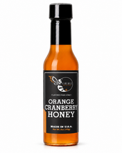 Load image into Gallery viewer, Firebee Orange Cranberry Honey 5oz woozy bottle