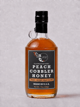 Load image into Gallery viewer, Firebee Peach Cobbler Honey - 19oz Glass Bottle