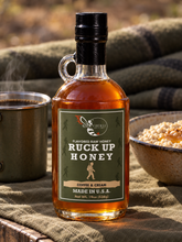 Load image into Gallery viewer, Firebee Ruck Up Honey — 19oz glass, styled