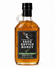 Load image into Gallery viewer, Firebee Sage Advice Honey — 19oz glass bottle