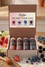 Load image into Gallery viewer, Very Berry Flavor Four Pack Firebee Crafted Honey