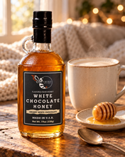 Load image into Gallery viewer, Firebee White Chocolate Honey — 19oz glass, styled