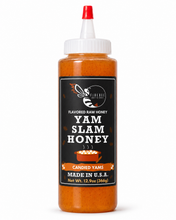 Load image into Gallery viewer, Firebee Yam Slam Honey — 12.9oz squeeze bottle