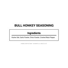 Load image into Gallery viewer, Bull Honkey Seasoning — Nutrition Facts and Ingredients