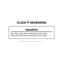 Load image into Gallery viewer, Cluck It Seasoning — Nutrition Facts and Ingredients