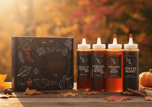 Fall Flavor Four Pack Firebee Crafted Honey - Firebee Honey