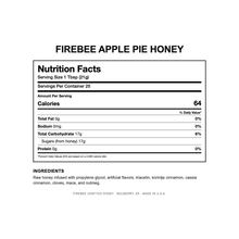 Load image into Gallery viewer, Apple Pie Honey — Nutrition Facts