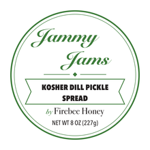 Load image into Gallery viewer, Jammy Jams Kosher Dill Pickle Spread — lid label