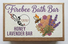 Load image into Gallery viewer, Firebee Bath Bar - Lavender Honey Bar Soap - Firebee Honey