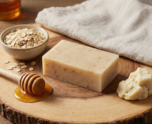 Load image into Gallery viewer, Firebee Bath Bar - Shea Honey Oatmeal Bar Soap - Firebee Honey
