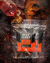 Load image into Gallery viewer, Firebee Double Jerky Pack - 2 Spicy Honey Beef Jerky + Spicy Honey 5oz