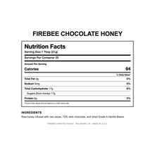 Load image into Gallery viewer, Chocolate + Reaper — Honey Nutrition Facts