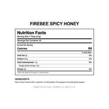 Load image into Gallery viewer, Spicy + Reaper — Honey Nutrition Facts